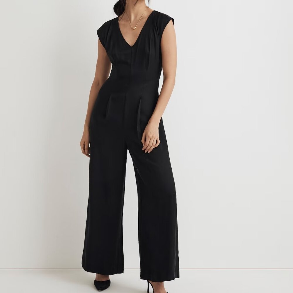 Madewell Seamed Wide-Leg Jumpsuit NWOT